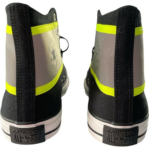 UNISEX SNEAKERS M6.5 W8.5 Converse SHOE Hi-Vis Chuck Taylor All Star Black Lemon main image 12
